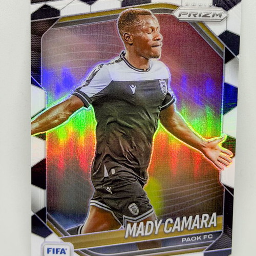 Panini FIFA Prizm 2025/26 Mady Camara Soccer Ball Prizm Parallel card brand new