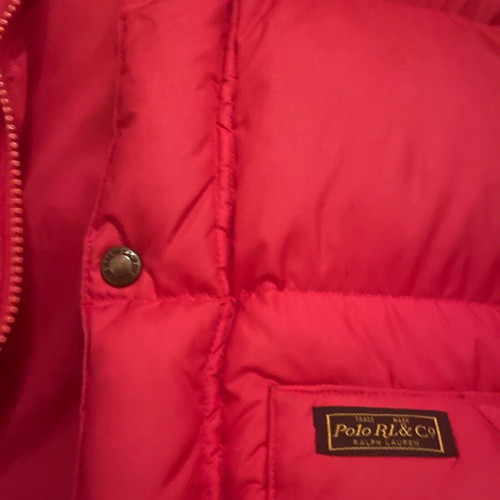Ralph Lauren polo sleeveless red jacket small