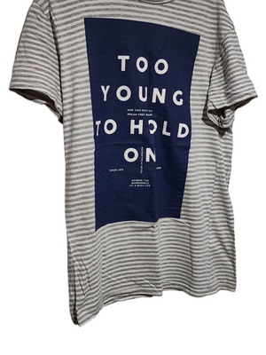 Men's T-shirt with print used, size M