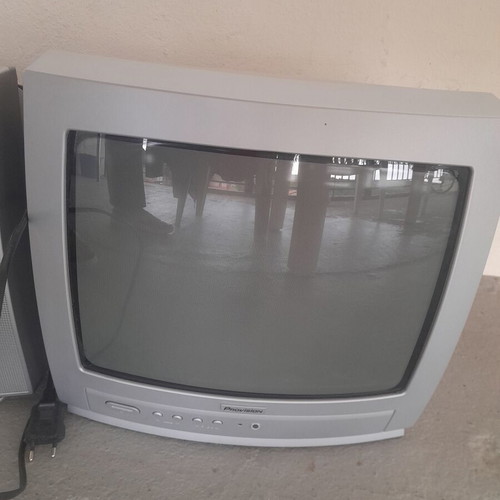 Small television used, functional without computer