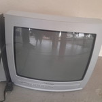 Small television used, functional without computer
