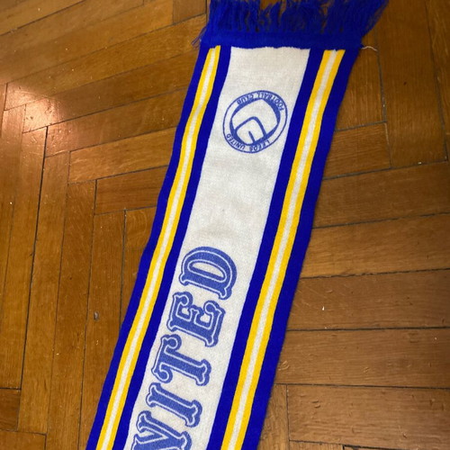 Leeds United 1980 κασκόλ μεταχειρισμένο, παλιό Αγγλίας