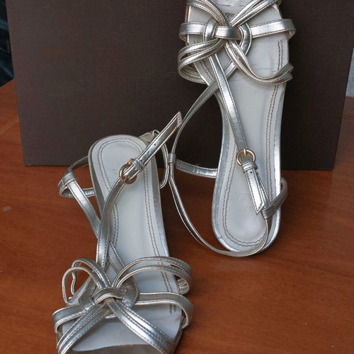 Summer shoes used, set of 7, various styles and colors
