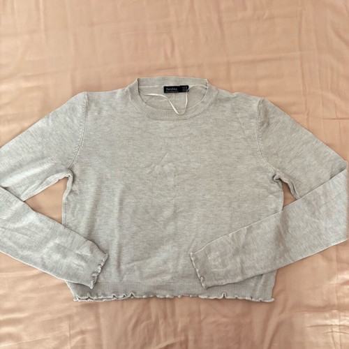 Bershka T-shirts 2 like new, size S, beige and red