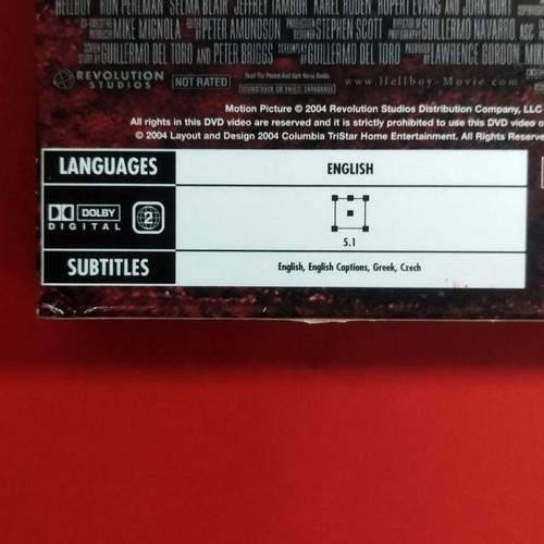Hellboy Directors Cut 3 DVD used with subtitles