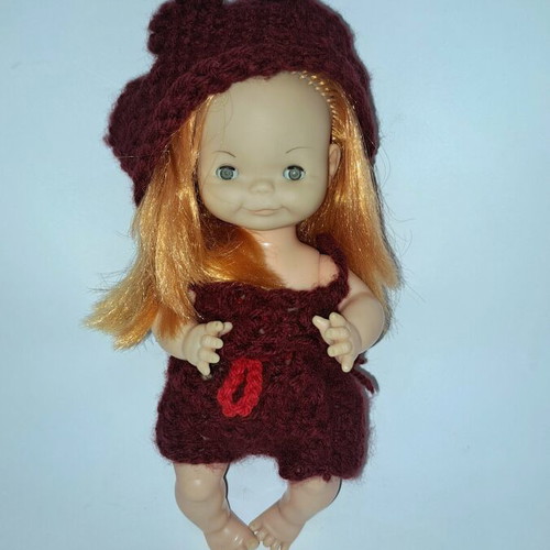 Vintage Bella doll with rare hair color like new