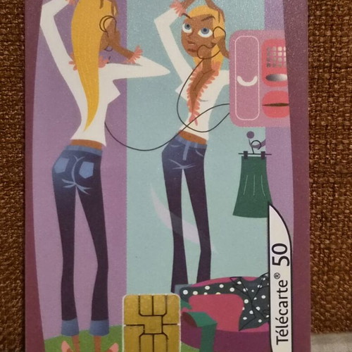 France Télécom Les Cabines phone card set used, 4 cards 2001