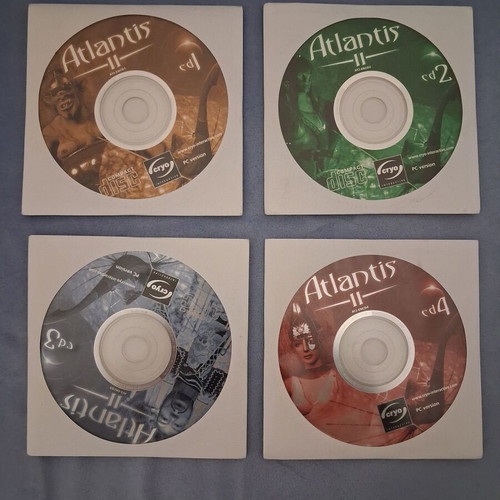 Atlantis II PC used adventure game Big Box with Greek manual