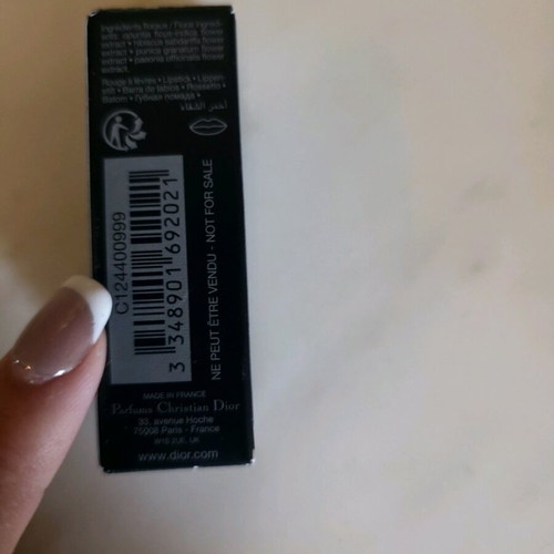 Dior lipstick new, authentic with barcode, color 999