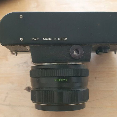 Zenith camera used with leather case