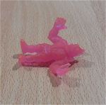 Εξωγήινος Muscle Dinosauro διάφανη ροζ λαστιχένια φιγούρα