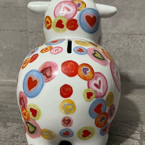 Ceramic cow piggy bank Pomme Pidou model Bella like new