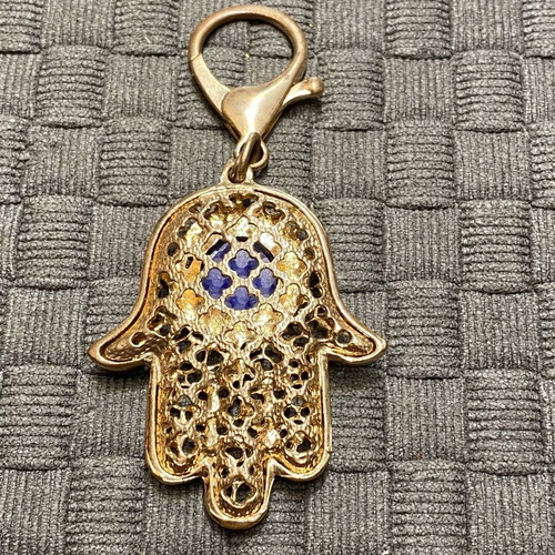 Hamsa Hand Keychain with Rhinestones new