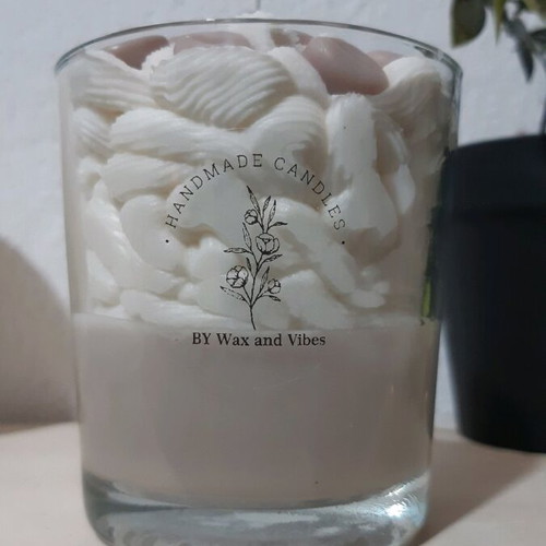 Handmade coffee scented candle like new