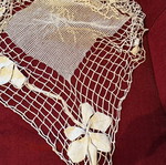 Vintage square handmade like new, size 75/80