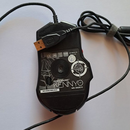 Zeroground Kennyo 2.0 gaming mouse like new, USB port, RGB lighting