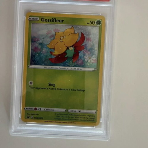 Pokemon Card Gossifleur PSA 9 Mint 2020 Swsh BSP 25th Anniversary