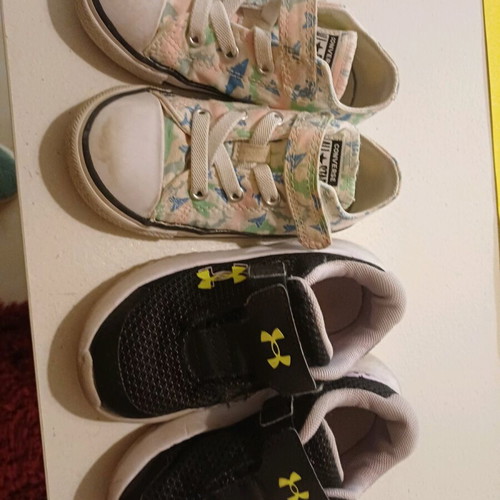 Girls' shoes used, pack of 5 pairs size 23 and 24