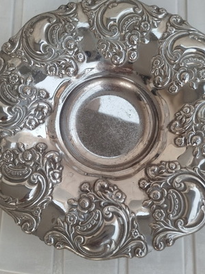 Vintage Silver-Plated Jardiniere 26cm Rococo Style like new