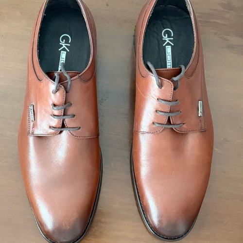 Guy Laroche Men's Derby Shoes like new, size 40, tan-brown