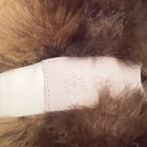 BARTS gloves with eco fur and leather S/M like new, brown