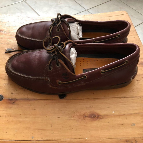 Timberland boat shoes like new, size 45, brown