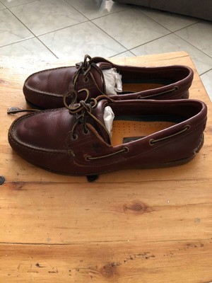 Timberland boat shoes like new, size 45, brown
