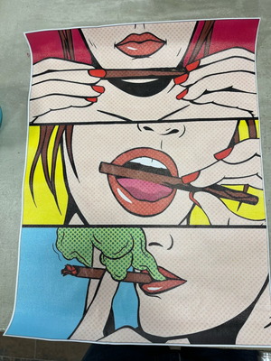 Roll A Joint fabric-type poster new