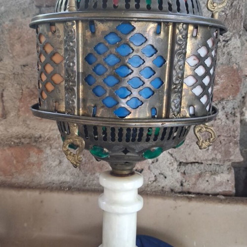 Lantern from 1960 used, brass