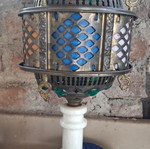 Lantern from 1960 used, brass