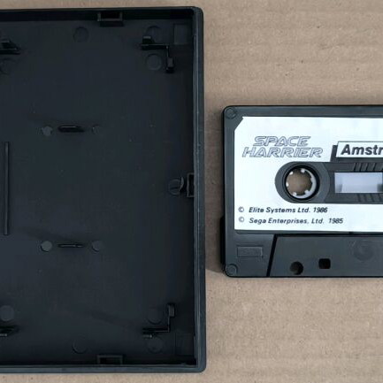 Space Harrier (Elite) Amstrad cassette like new