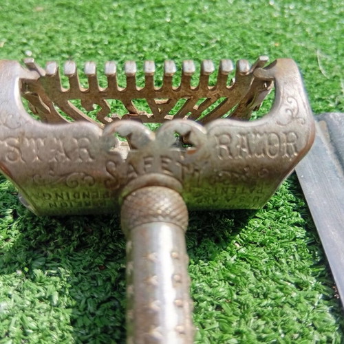 Star Razor used, 1896