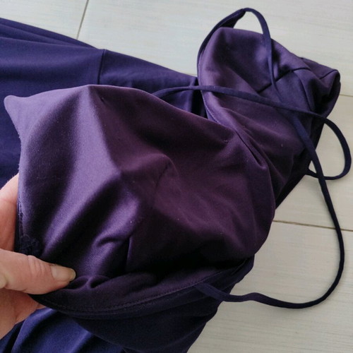 Vintage Modissa Glam evening dress size M like new, purple
