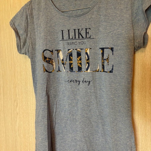 Blouse used, blue, size M