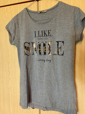 Blouse used, blue, size M