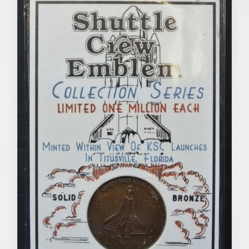 Space Shuttle Crew Emblem Collection Series bronze medal new