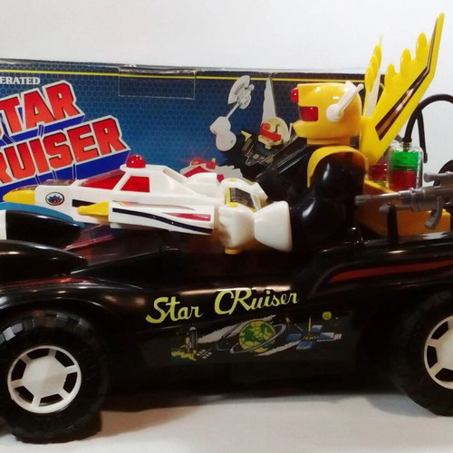 Vintage 1985 Son Al Toys Star Cruiser Sectaurs MOTU Blackstar battery operated toy like new