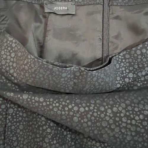 Joseph skirt with textured animal print pattern, grey and black
