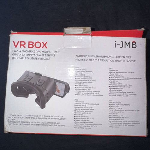 VR BOX i-JMB V1 Virtual Reality Glasses refurbished for Smartphone