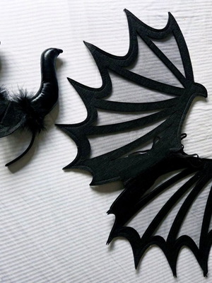 Σετ Αξεσουάρ Maleficent με Φτερά και Κέρατα σαν Καινούργιο