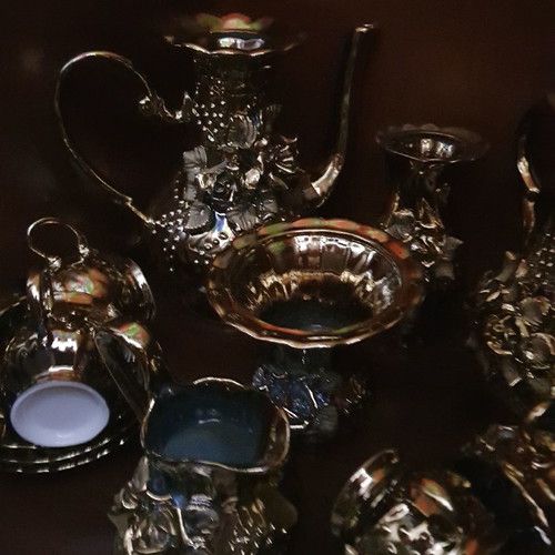 Russian porcelain tea and coffee set new