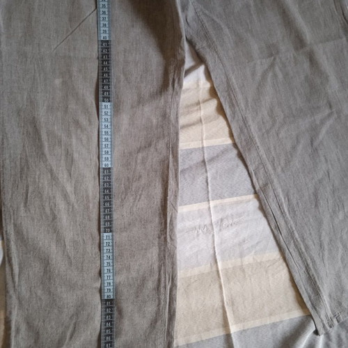 Vintage Gray Cotton Pants Egg with Elastic Waist and Drawstring like new