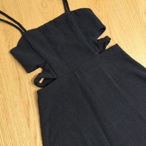 olive midi dress Haley Stripe Smocked Midi Dress- Olive