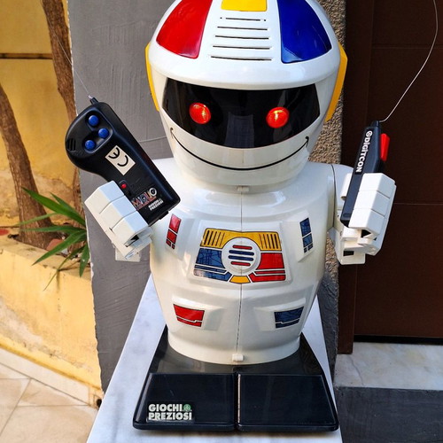 Vintage Emiglio RC Robot Toy 1990's Vision Giochi Preziosi fully functional
