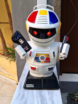 Vintage Emiglio RC Robot Toy 1990's Vision Giochi Preziosi fully functional