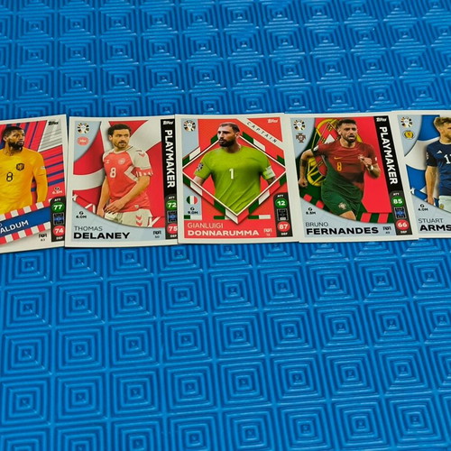 Match Attax Playmakers & Experience cards like new set of 5
