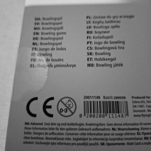 Bowling board game new in sealed packaging