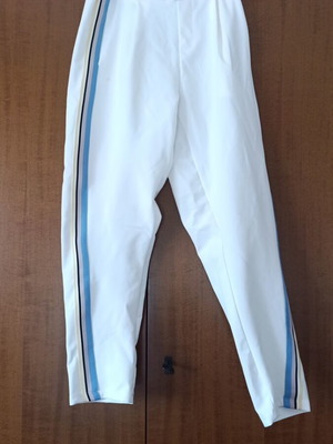 White pants used, comfortable with elastic waist by New Look