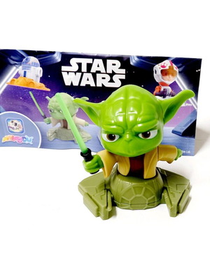 Yoda collectible figure Kinder Surprise Maxi Star Wars new