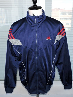 Adidas Mens Vintage Navy Blue Sports Jacket like new, size M/L/XL